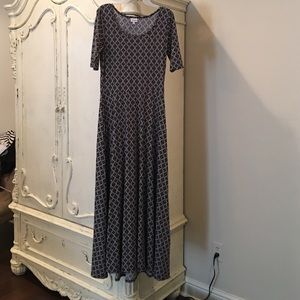 Lularoe Anna maxi dress gently used dress