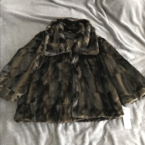 Faux fur jacket