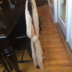 NWT shimmer blush wrap
