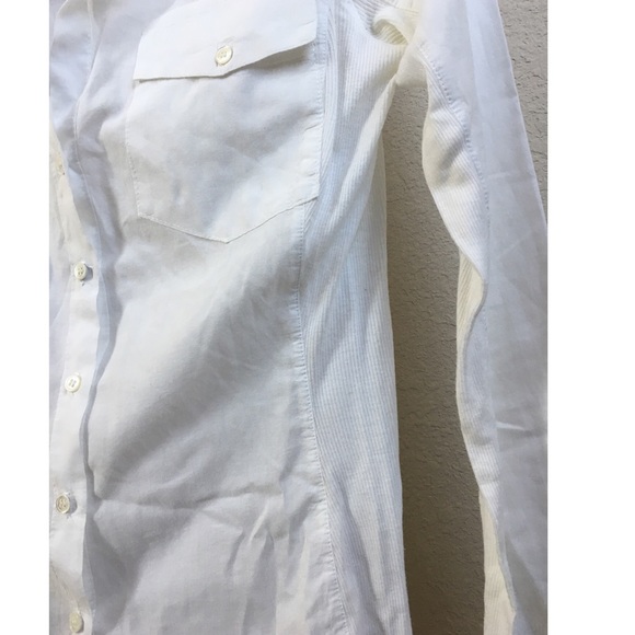James Perse Standard Contrast Panel Button Down - Picture 4 of 4