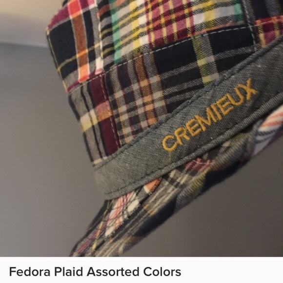 Fedora Plaid Assorted colors - Picture 1 of 4