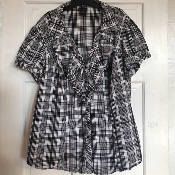 Plaid button up shirt