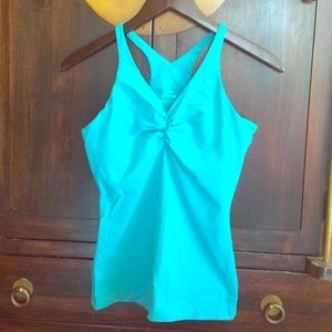 PRANA yoga tank with shelf bra S