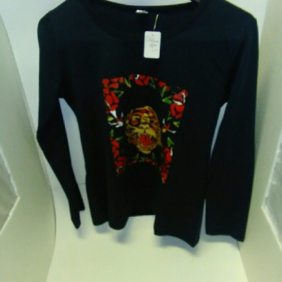 SOLD-Girls Feline Long-Sleeve T-Shirt