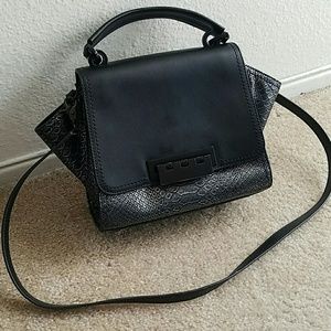 Zac Posen Eartha crocodile embossed leather