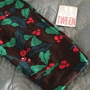 Lularoe Tween Christmas leggings
