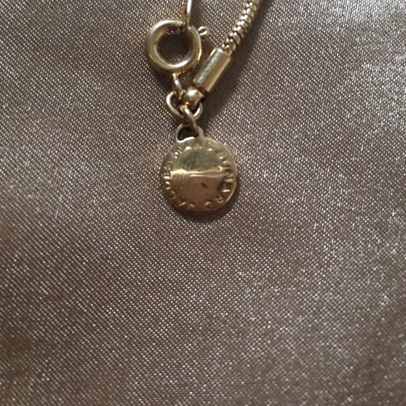 Marc by marc Jacobs gold tone enamel necklace. - Picture 2 of 4