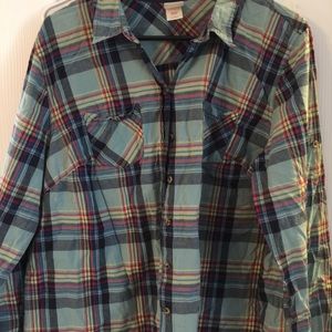 Long sleeve plaid shirt