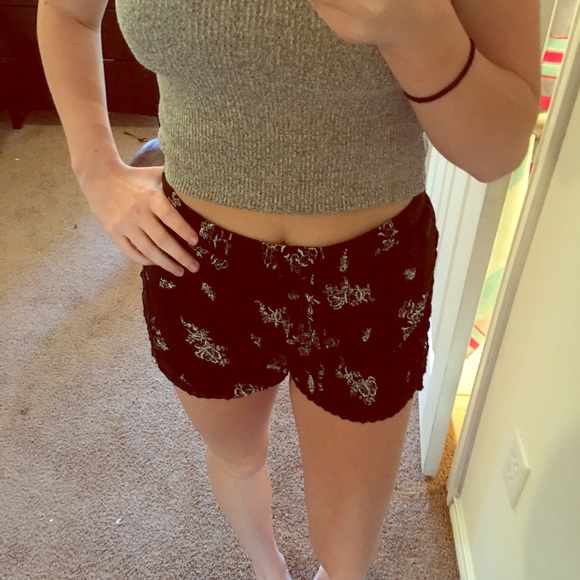 Floral print shorts