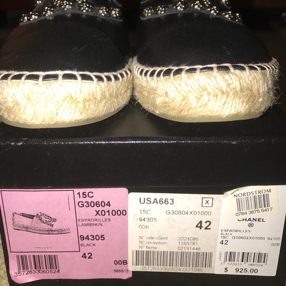 CHANEL Lambskin Espadrilles - Picture 2 of 4