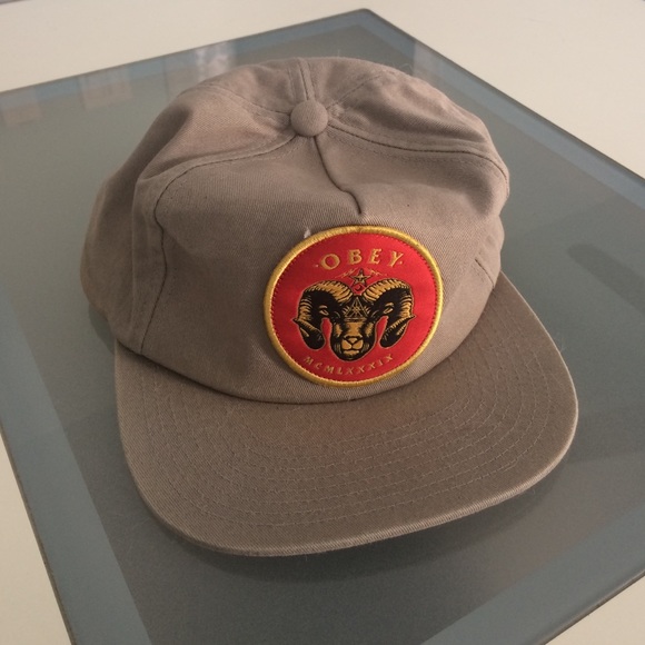 Khaki Obey SnapBack