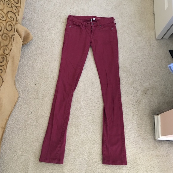 Mango Denim - Burgundy jeans!
