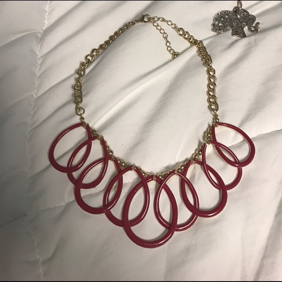 Chunky Red Necklace