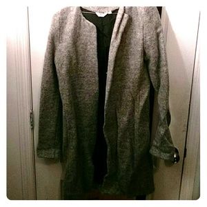 Open sweater jacket