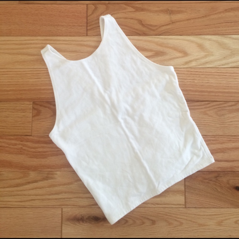 A&F High Neck Long Crop Top