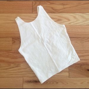 A&F High Neck Long Crop Top