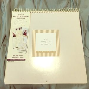Our First Year Together scrapbook