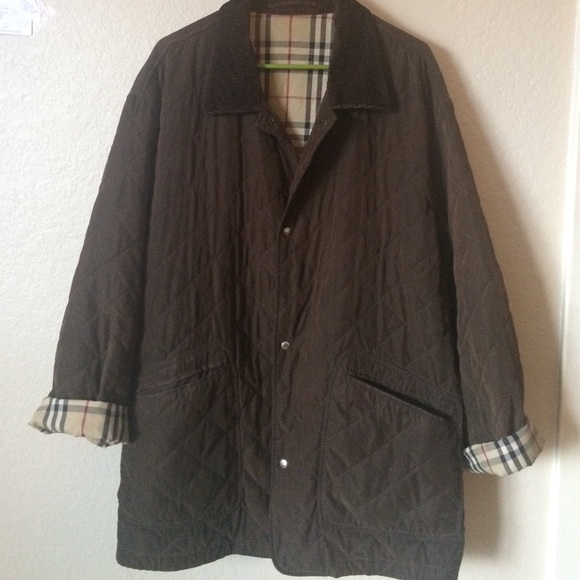 Men's Burberry quilted jacket
