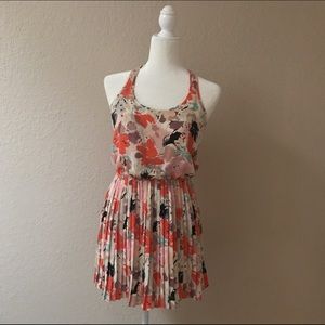 Parker Floral Pleated Dress
