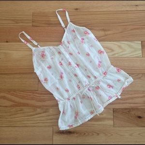 A&F Floral Tank Top