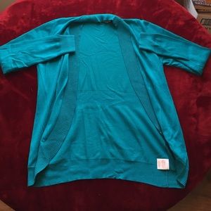 Turquoise cardigan
