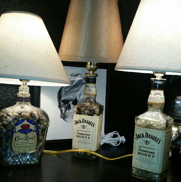 Handmade Liquor Bottle Lamps