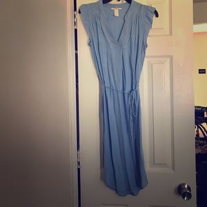 H&m light blue dress