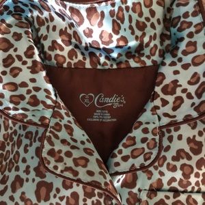 Candies leopard print silk Jammie's