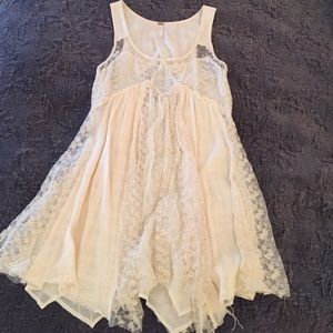 Free People Cream Dress