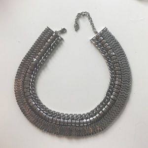 Chunky Silver Choker