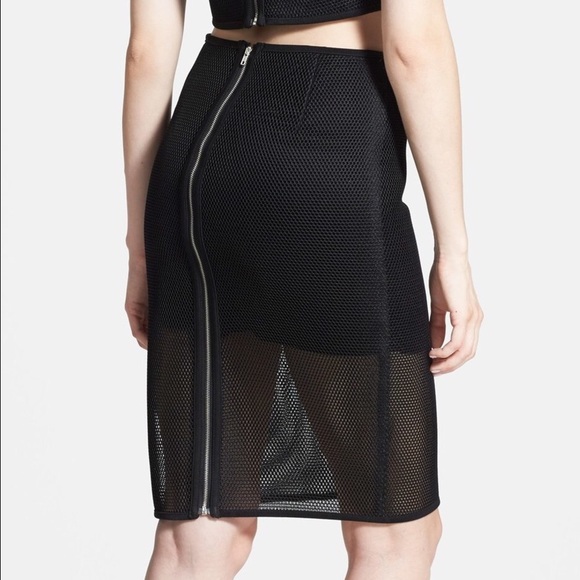 🆕 JOA mesh midi pencil skirt - Picture 2 of 3