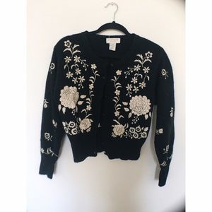 vintage knit cardigan