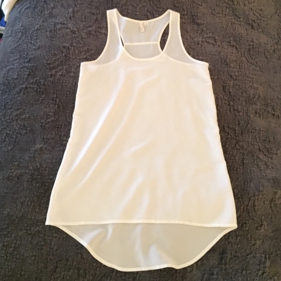 Frenchi white tank top blouse