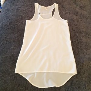 Frenchi white tank top blouse