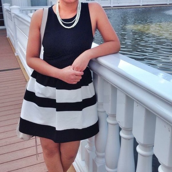 Fit and flair cocktail dress