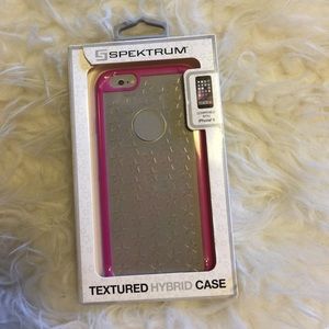 Pink & Clear iPhone 6 Case