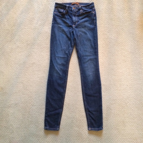 Joe's high-waist leggings, size 28, med.dark wash