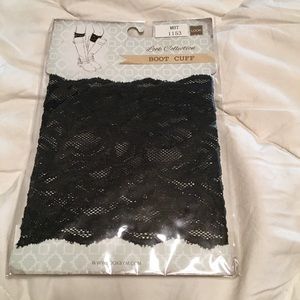 Lace boot cuffs