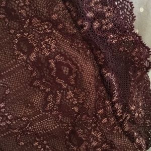Maroon bra. NWOT