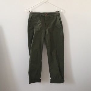 Madewell Green Boyfriend Jeans