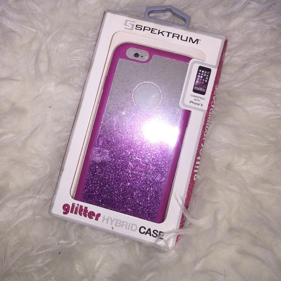 Purple Glitter iPhone 6/6s Case