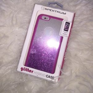 Purple Glitter iPhone 6/6s Case