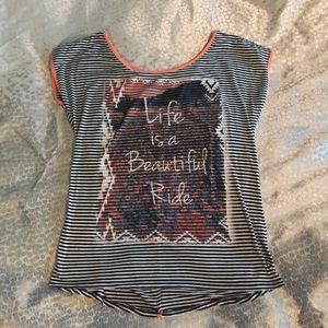 Vanity teen stripped shirt!