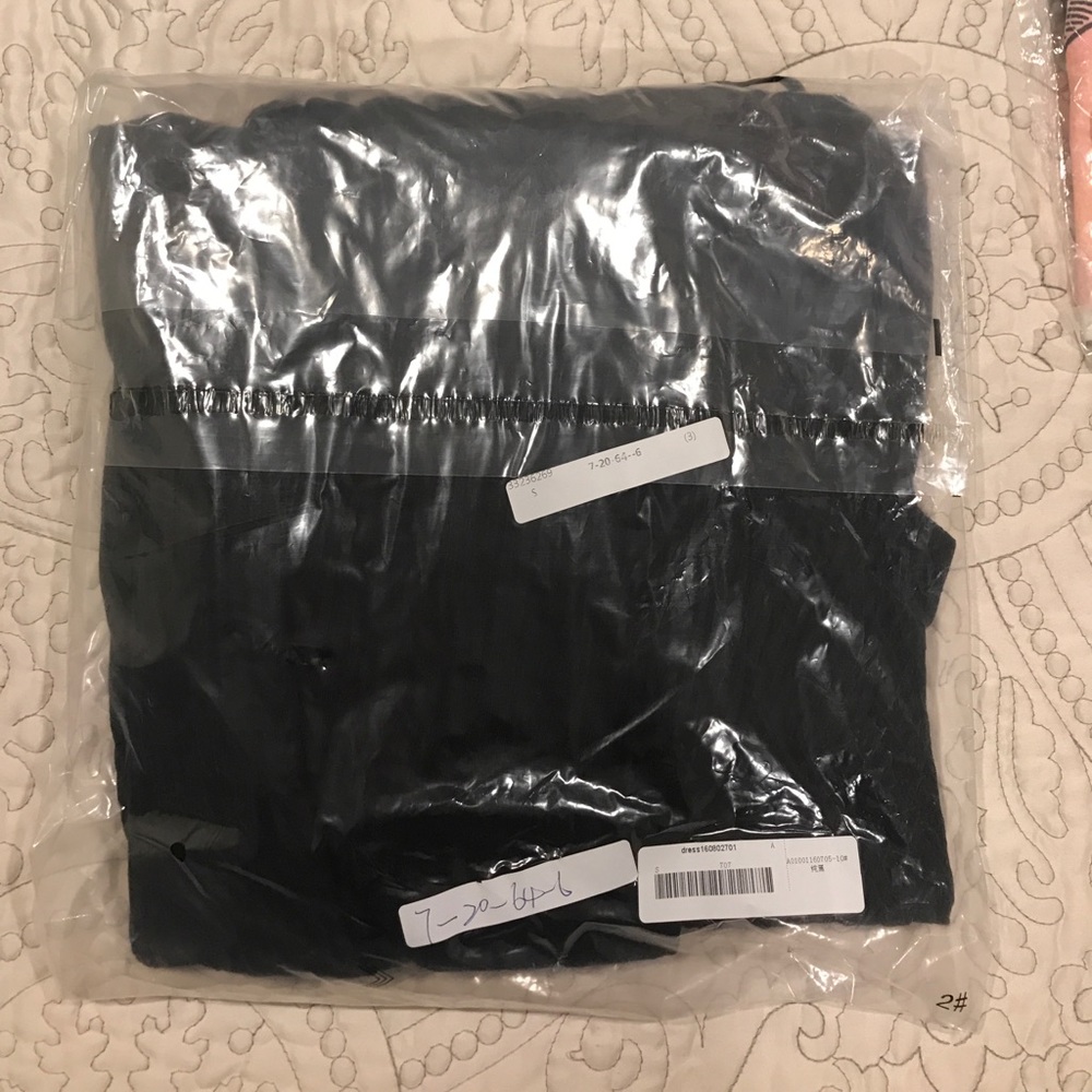 🎉LAST ONE 🎉NWT Black Tie Back Long Sleeve Dress - Picture 5 of 7