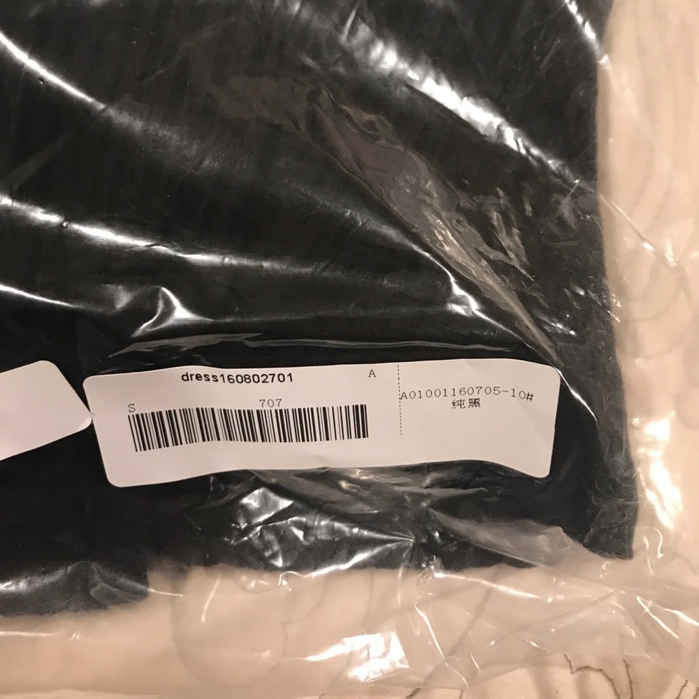 🎉LAST ONE 🎉NWT Black Tie Back Long Sleeve Dress - Picture 7 of 7