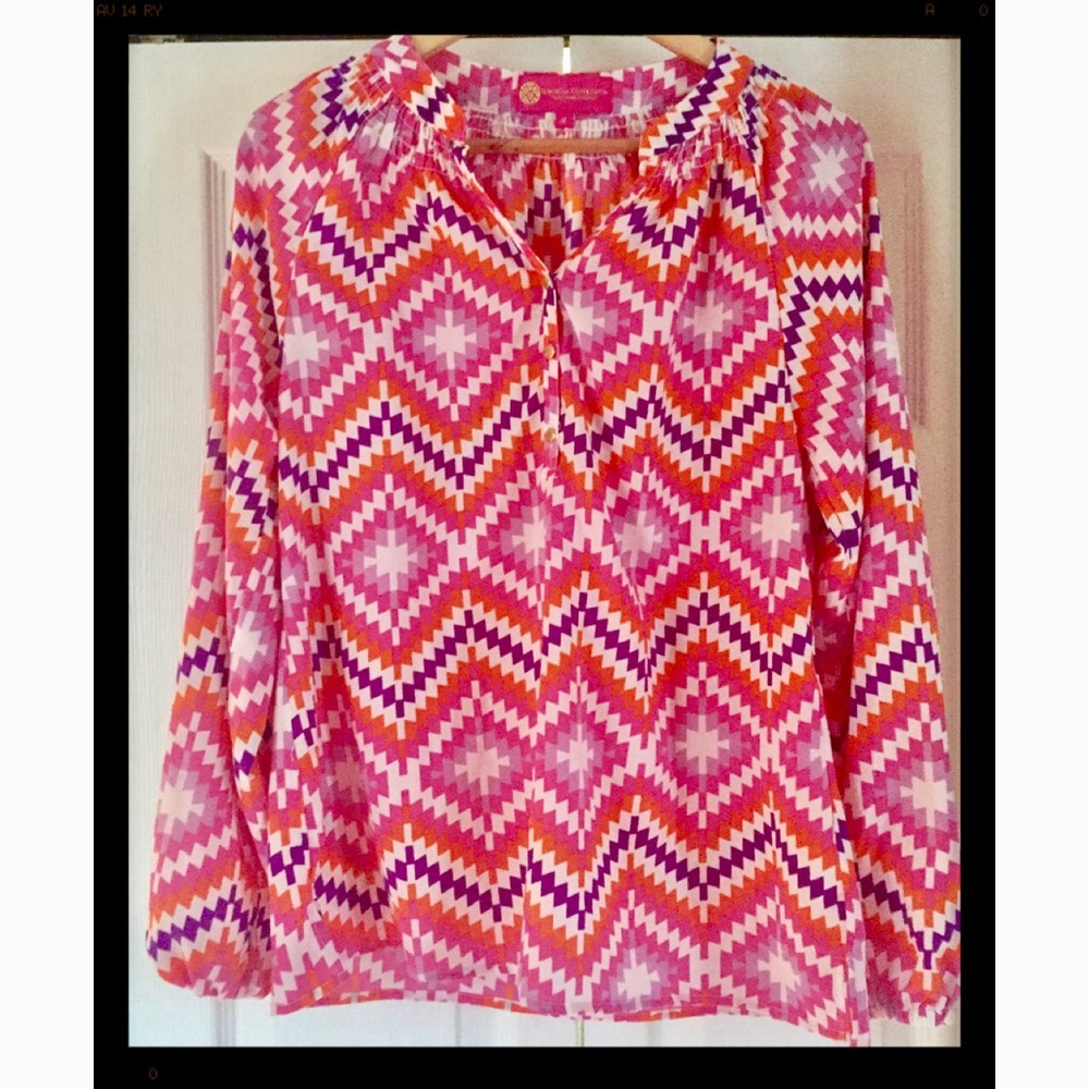 MACBETH COLLECTION **NEW** chevron tunic **SOLD**