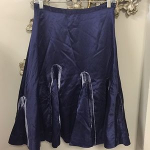Anthropologie Skirts - Odille Silk Velvet Flare Skirt Anthropologie Skirts - Odille Silk Velvet Flare Skirt