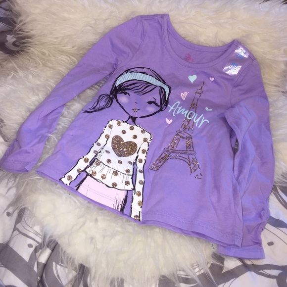 Girl's Long Sleeve Graphic Tee