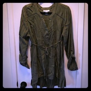 Olive green Maternity Top