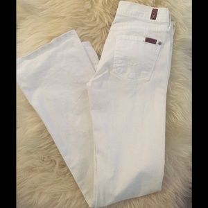 Seven White Flare Jeans